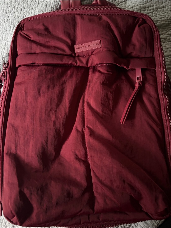 Poppy & Peonies | Bags | Poppy Peonies Backpack Burgandy | Poshmark